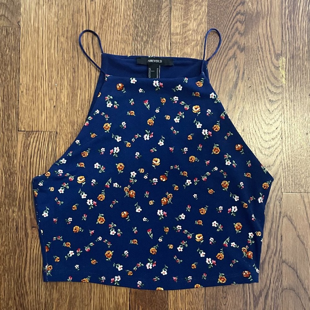 4 for $20! F21 Floral Print Cropped Cami